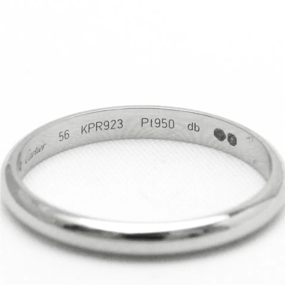 Cartier platinum band 2.5 mm - Picture 6 of 8